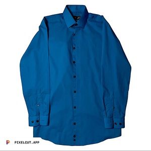 Men’s J. Ferrar turquoise dress shirt (slim-fit)